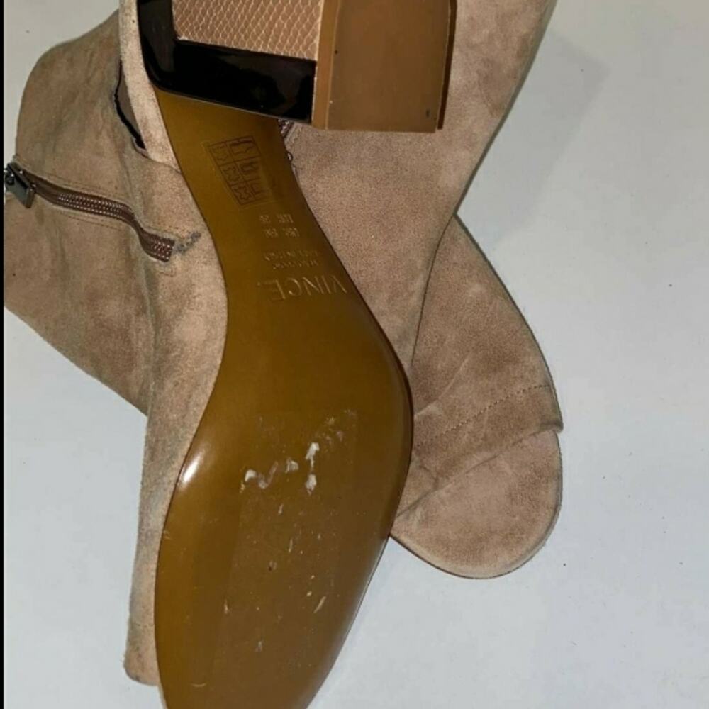 Vince OpenToe Booties - Picture 7 of 9